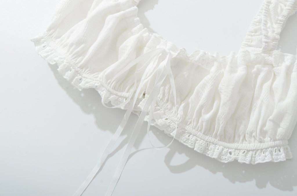Amélie · Conjunto de algodón y encaje