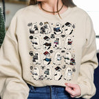 Amélie · Top de Halloween con estampado de fantasmas