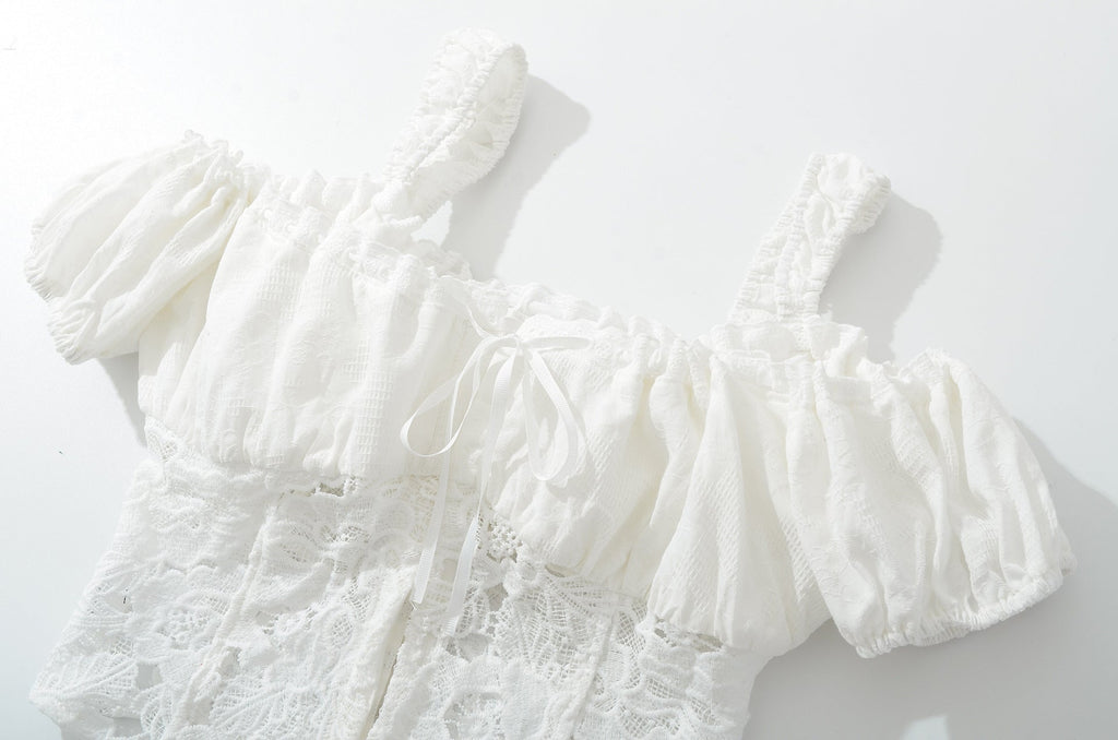 Amélie · Conjunto de algodón y encaje