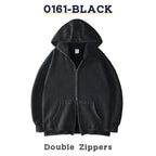 Amélie · Sudadera oversize con doble cremallera
