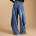 Amélie · Pantalón ancho cruzado asimétrico