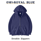 Amélie · Sudadera oversize con doble cremallera