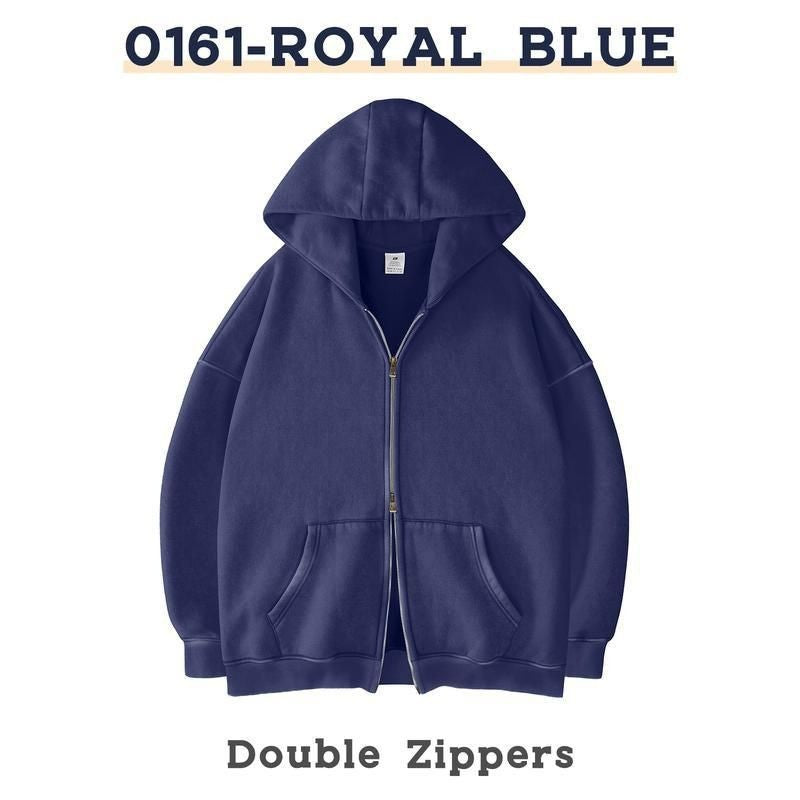 Amélie · Sudadera oversize con doble cremallera