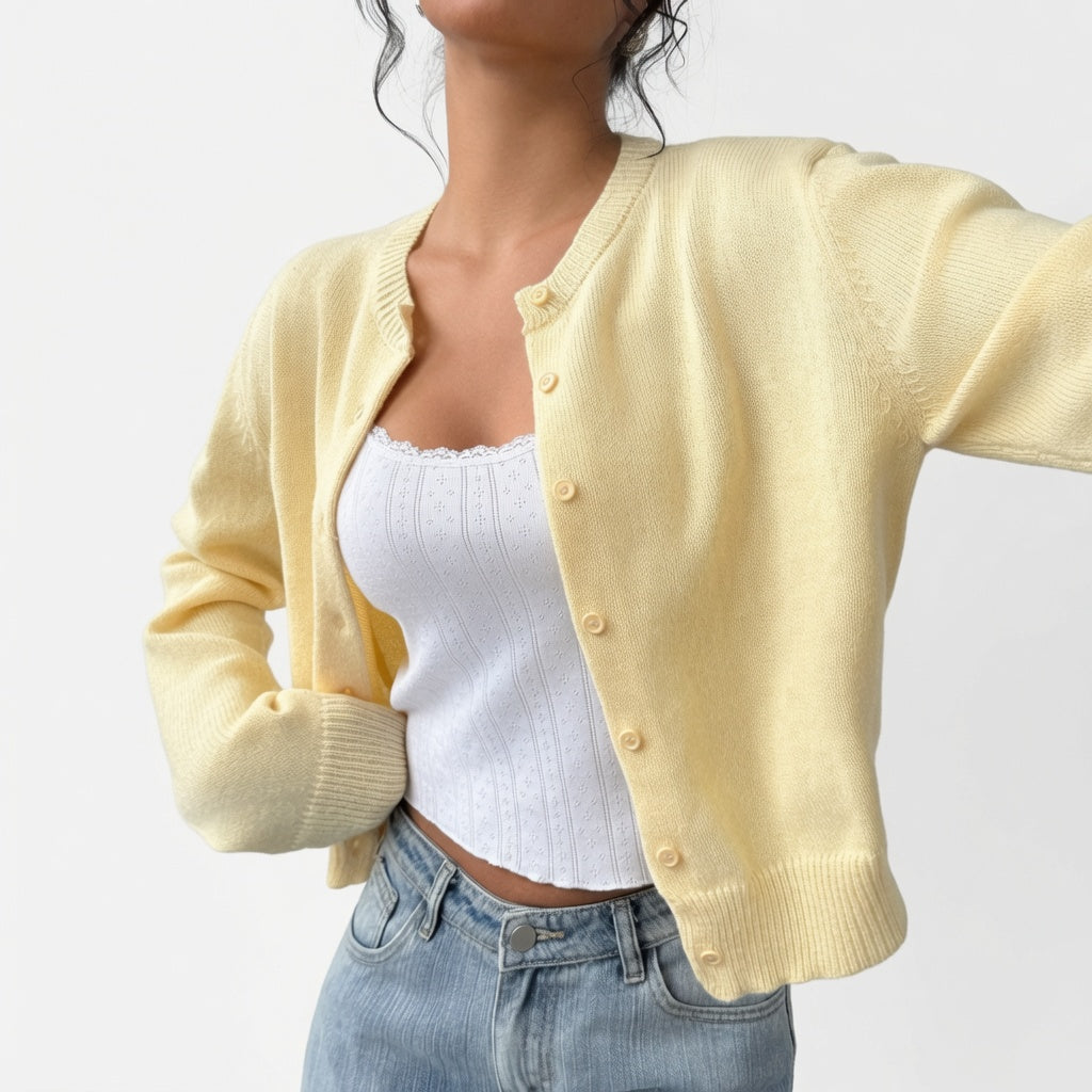 Amélie · Chaqueta corta ligera con botones