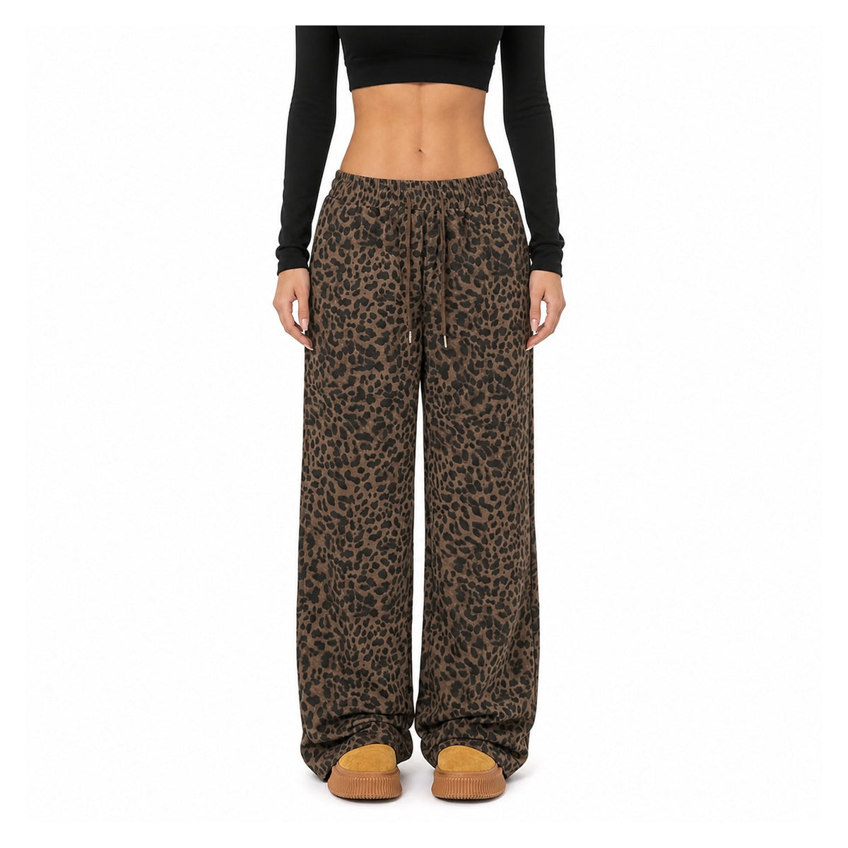 Amélie · Pantalón ancho de leopardo