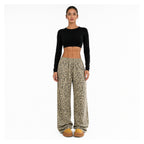 Amélie · Pantalón ancho de leopardo