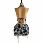 Amélie · Conjunto corto de lentejuelas con cuello halter