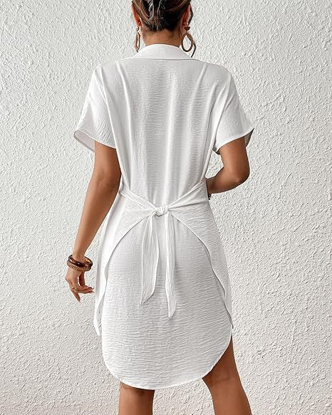 Amélie · Camisa pareo con botones y cintura anudada