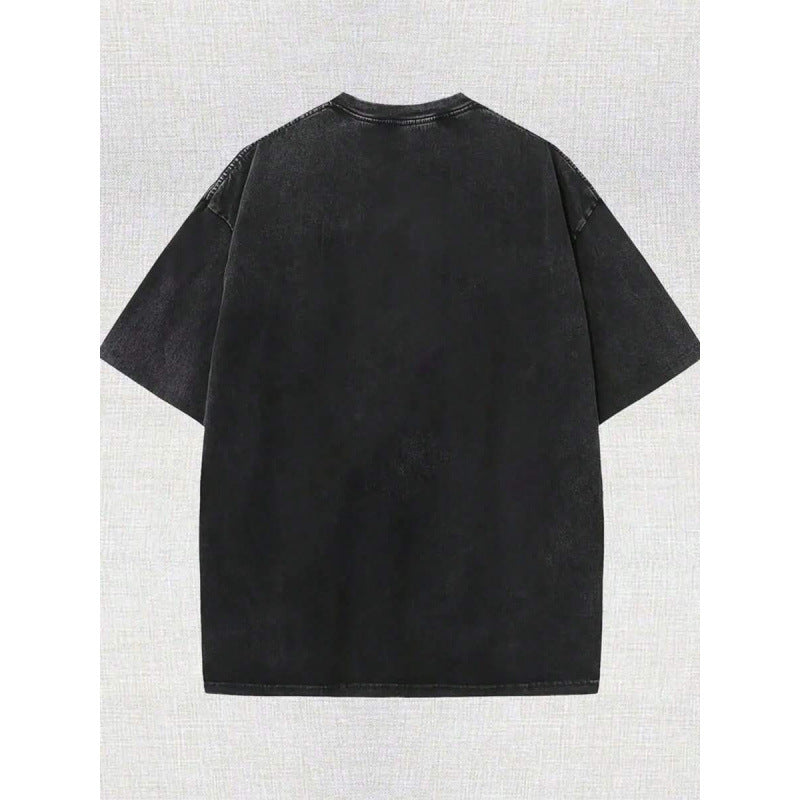 Amélie · Camiseta de algodón lavado con estampado de luna
