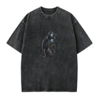 Amélie · Camiseta lavada de gato negro