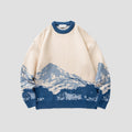 Amélie · Jersey de punto con paisaje de montaña