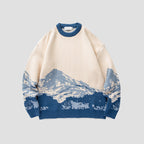 Amélie · Jersey de punto con paisaje de montaña