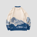 Amélie · Jersey de punto con paisaje de montaña