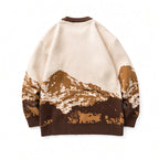 Amélie · Jersey de punto con paisaje de montaña