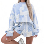 Amélie · Conjunto de estar por casa con estampado patchwork