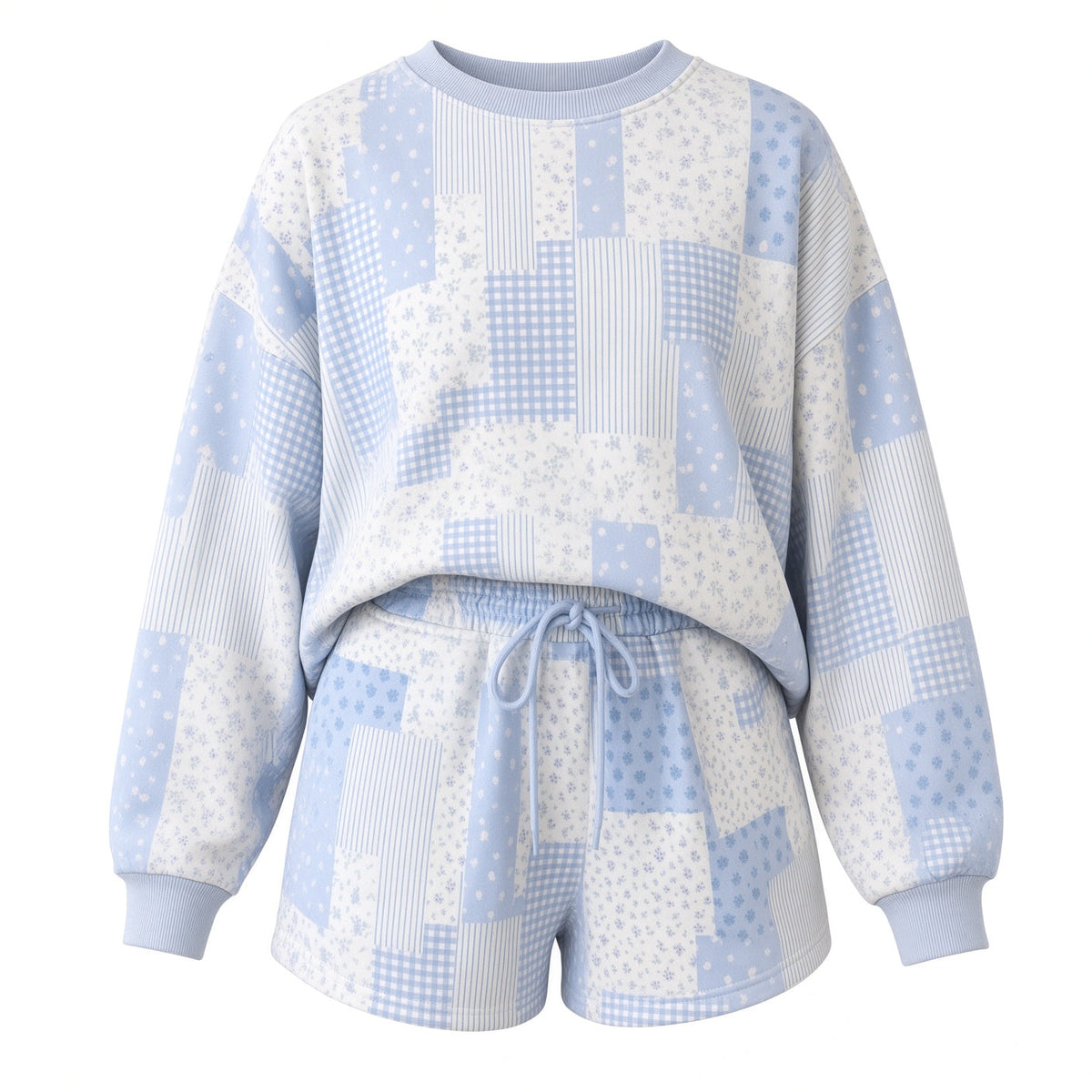 Amélie · Conjunto de estar por casa con estampado patchwork