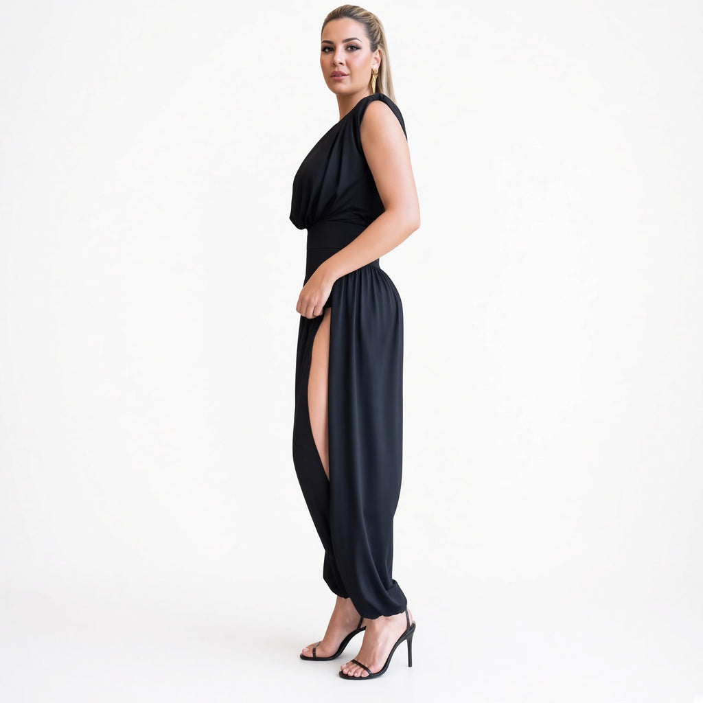 Amélie · Mono estilo harén con hombreras