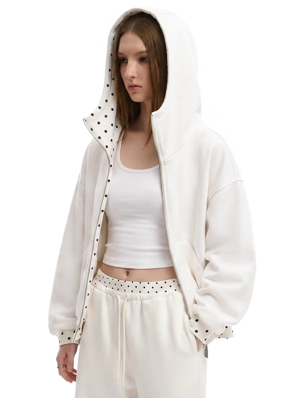 Amélie · Conjunto de lunares con capucha