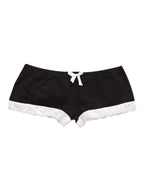 Amélie · Conjunto de top palabra de honor fruncido con encaje y pantalón corto
