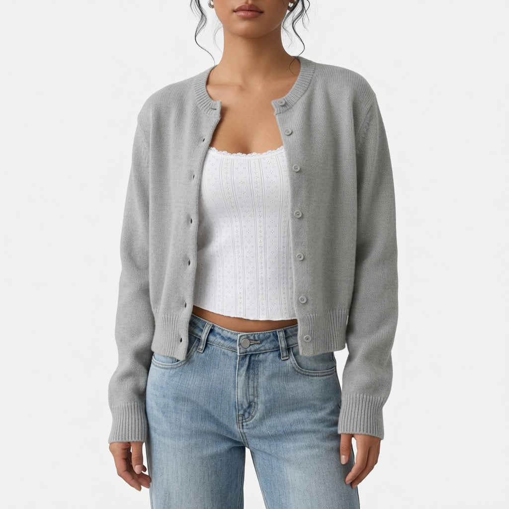 Amélie · Chaqueta corta ligera con botones