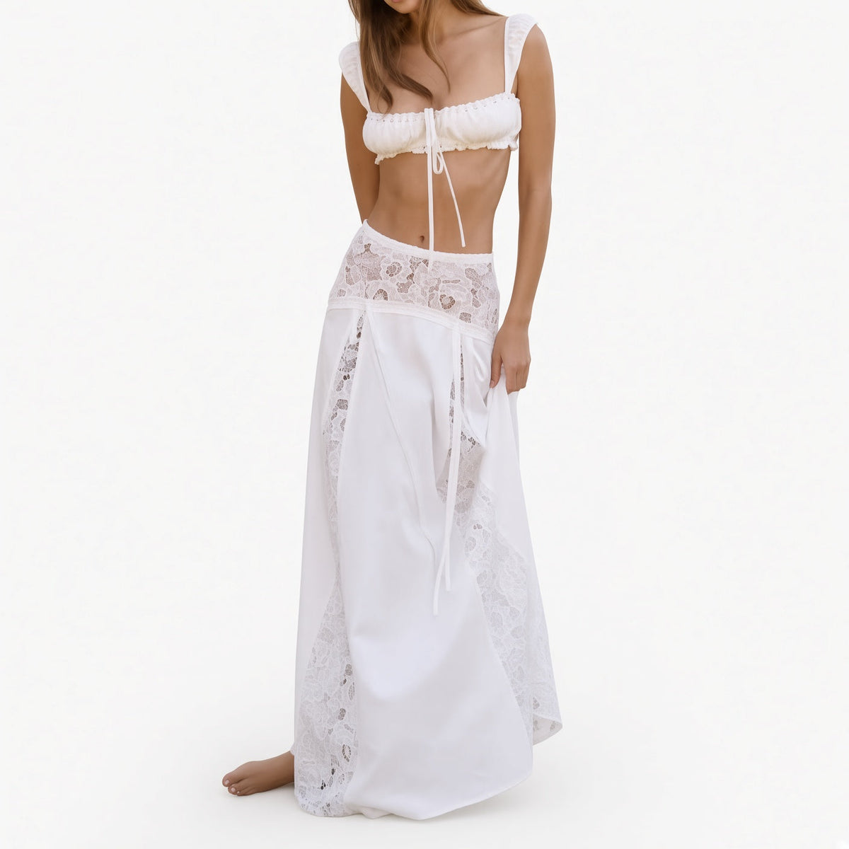Amélie · Conjunto de algodón y encaje