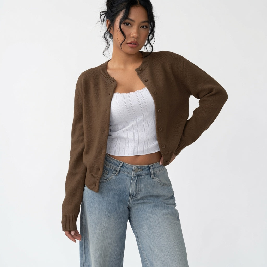 Amélie · Chaqueta corta ligera con botones