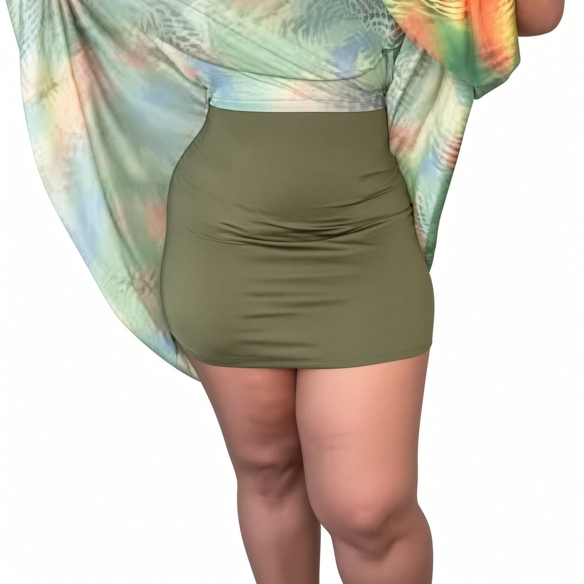 Amélie · Vestido largo de malla estampada con forro