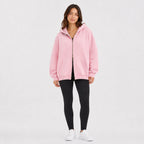 Amélie · Sudadera oversize con doble cremallera