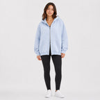 Amélie · Sudadera oversize con doble cremallera