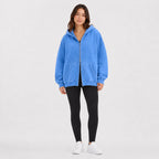 Amélie · Sudadera oversize con doble cremallera