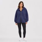 Amélie · Sudadera oversize con doble cremallera