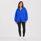 Amélie · Sudadera oversize con doble cremallera