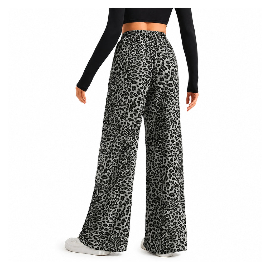 Amélie · Pantalón ancho de leopardo