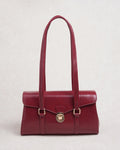 Bolso de piel rojo