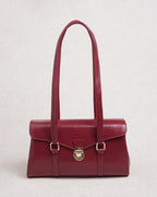Bolso de piel rojo