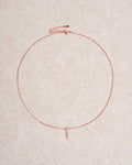 Collar rosa de clavícula