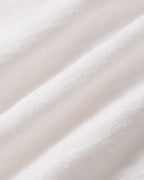 Vestido corto blanco de línea A con cuello mao