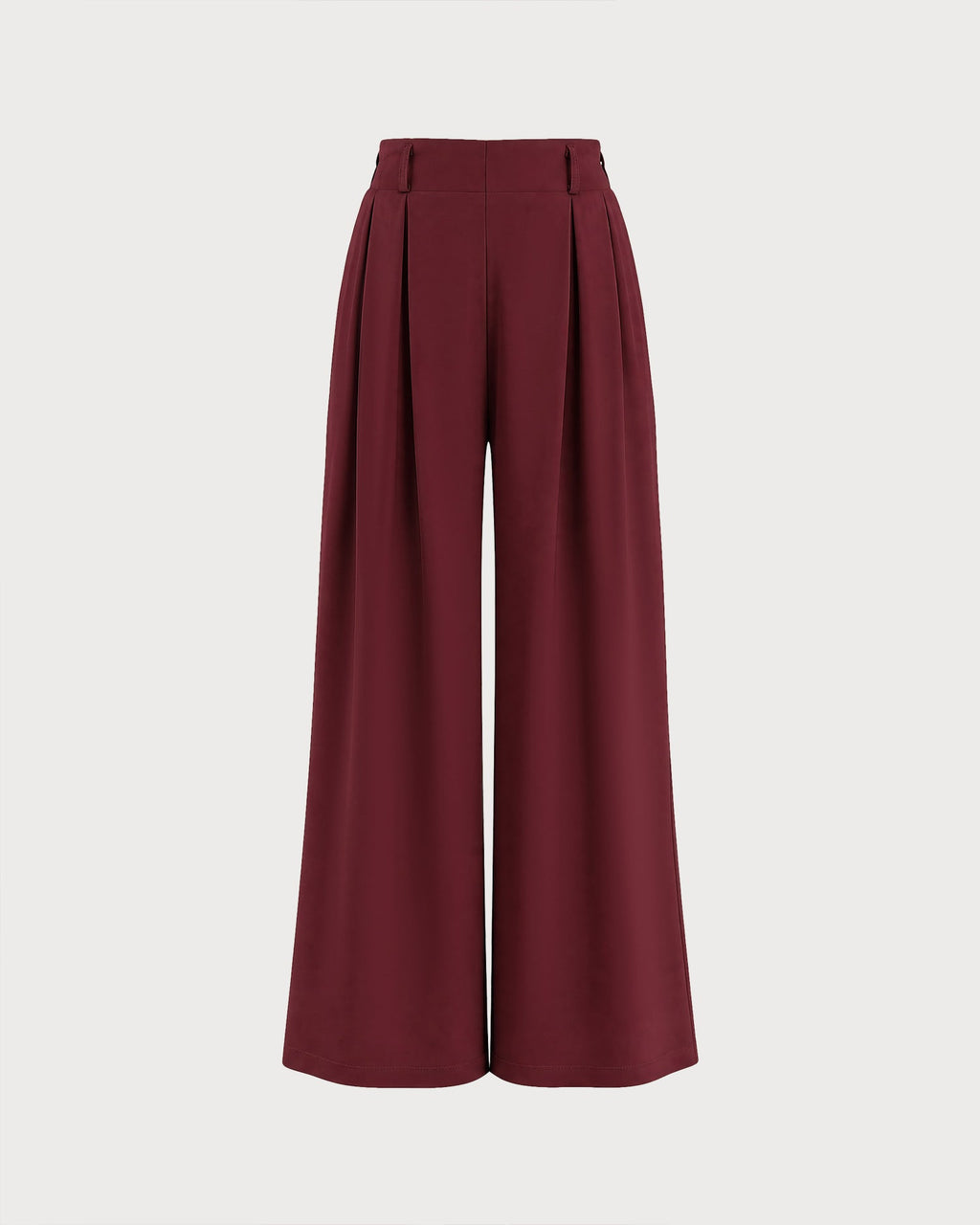Pantalón casual rojo con cremallera y bolsillos