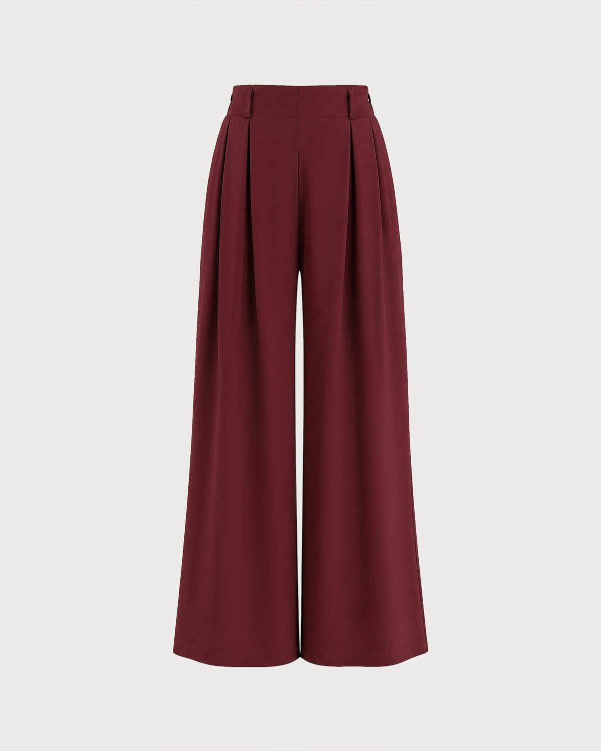 Pantalón casual rojo con cremallera y bolsillos