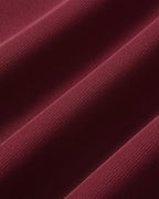 Pantalón casual rojo con cremallera y bolsillos