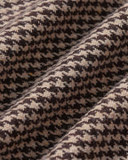 Falda pantalón marrón geométrica de línea A