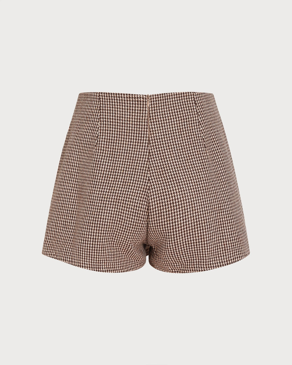 Falda pantalón marrón geométrica de línea A